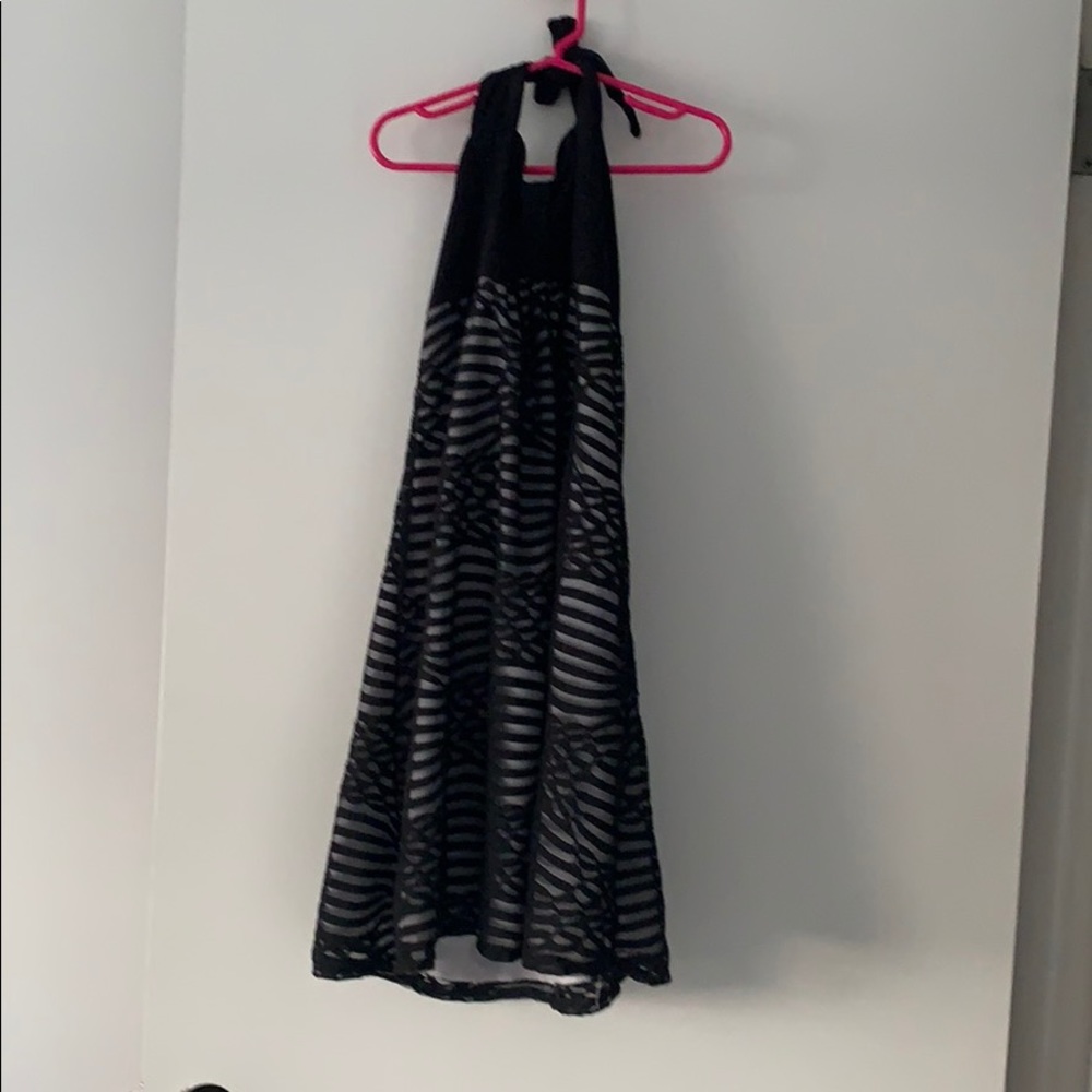 Halter with cool design dress